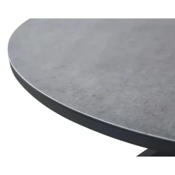 Beliani MALETTO - Tuintafel - Grijs - 120 x 120 cm - Aluminium