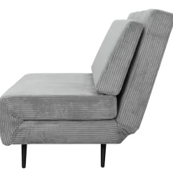 Dorel Home Mallory - Slaapbank 140 cm in grijze stof