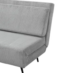Dorel Home Mallory - Slaapbank 140 cm in grijze stof