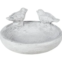 Leen Bakker MAMOU - Vogelbadje - Grijs - MgO