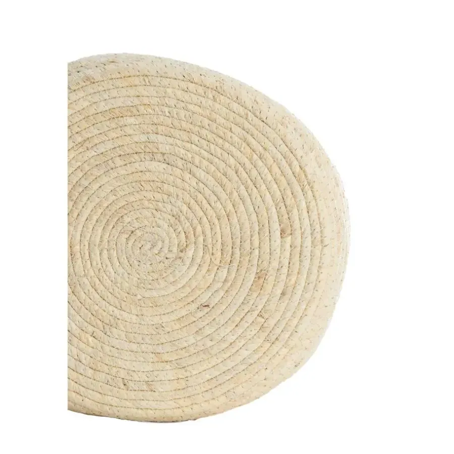 Opbergmanden-Light & Living Mand Kenmare - Crème - Ø34cm - Set van 3