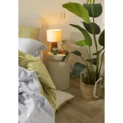 Opbergmanden-Leen Bakker Mand Lily - off-white - 29xØ32 cm