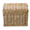 Leen Bakker Mand met deksel Meike - antiek grijs - 47x34x35 cm