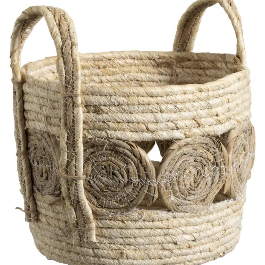 Leen Bakker Mand Rondo - naturel - 29xØ29 cm