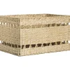 Opbergmanden-Leen Bakker Mand Saar L - naturel - 20x35x24 cm
