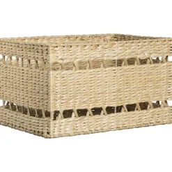 Opbergmanden-Leen Bakker Mand Saar L - naturel - 20x35x24 cm