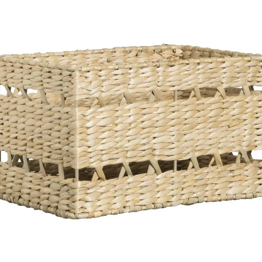 Opbergmanden-Leen Bakker Mand Saar S - naturel - 17x26x17 cm
