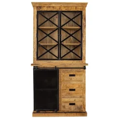 Buffetkasten-Mangohoutonline - Buffetkast Denver 120cm Met Deurtjes Rechthoekig Bruin