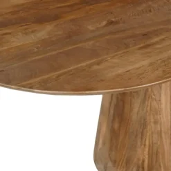 Industriële Eettafels-Mangohoutonline - Eettafel Nova Capsule 210x100cm Rechthoekig - Bruin - Mahom