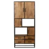 Mangohoutonline - Vakkenkast San Antonio 90cm Rechthoekig - Bruin - Mahom
