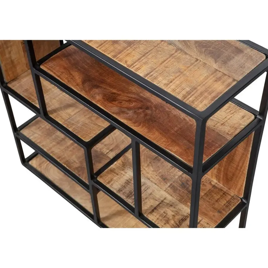 Wandrekken-Mangohoutonline - Wandrek Vierkant 60x60cm Vierkant - Bruin - Mahom