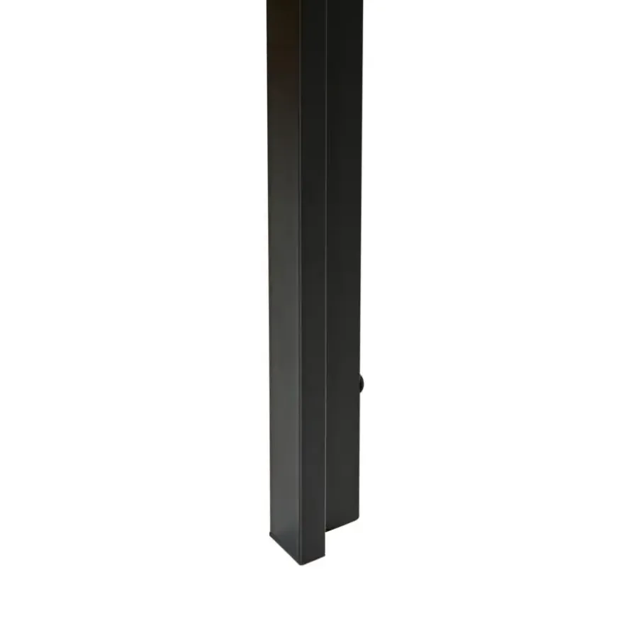 Rechthoekige Eettafels-Leen Bakker MANN - Eettafel - Lichtbruin/Zwart - 120 x 70 cm - Hout