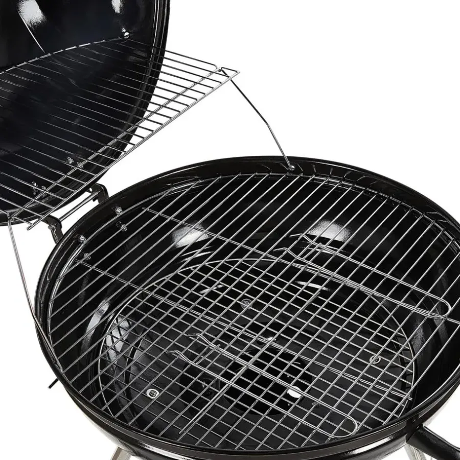 Barbecues En Accessoires-Beliani MARAPI - Houtskoolgrill - Zwart - Staal