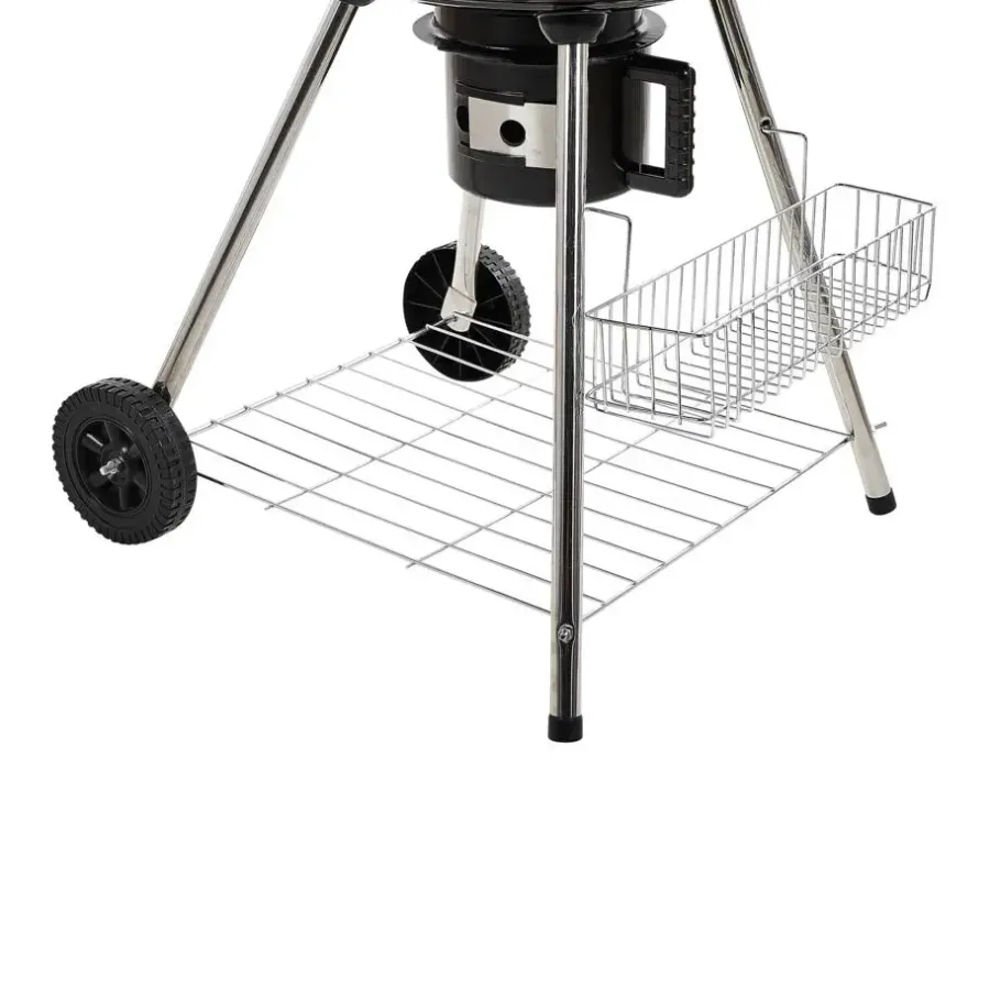 Barbecues En Accessoires-Beliani MARAPI - Houtskoolgrill - Zwart - Staal