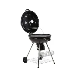 Barbecues En Accessoires-Beliani MARAPI - Houtskoolgrill - Zwart - Staal