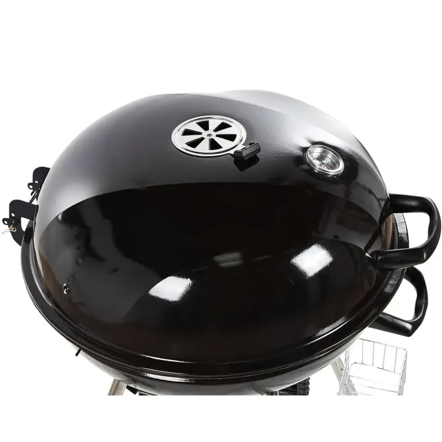 Barbecues En Accessoires-Beliani MARAPI - Houtskoolgrill - Zwart - Staal