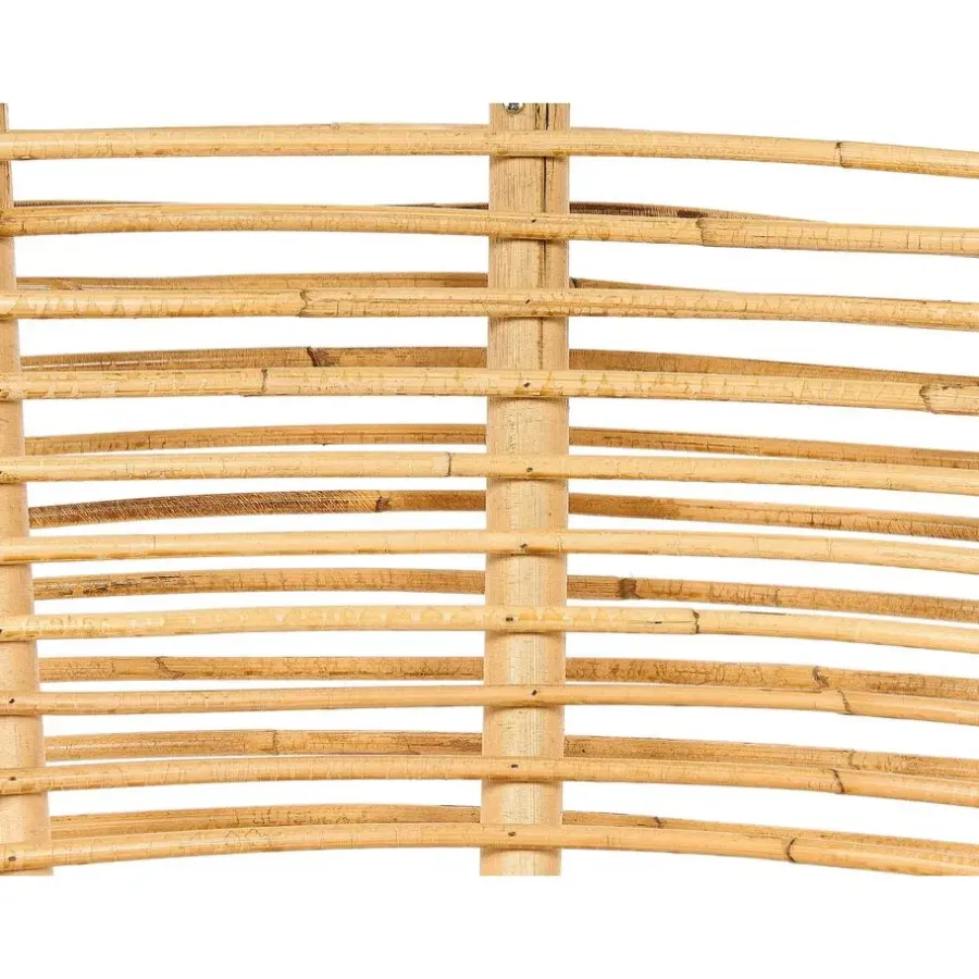 Beliani MARATEA - Tuinbank - Lichtbeige - Rotan