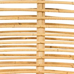 Beliani MARATEA - Tuinbank - Lichtbeige - Rotan