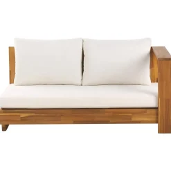 Loungesets-Leen Bakker MARETTIMO - Loungeset - Gebroken wit - Linkszijdig - Acaciahout