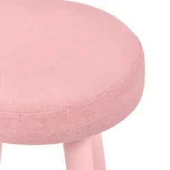 Kaptafels-Leen Bakker MARGIE - Kinderkaptafel met krukje - Roze - MDF