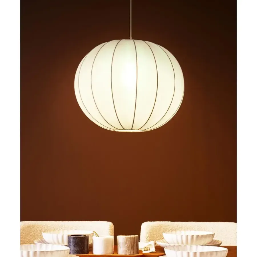 Leen Bakker MARIETA - Hanglamp - Wit - Nylon