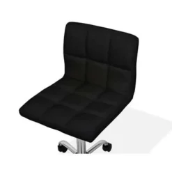 Bureaustoelen|Bureaustoelen-Beliani MARION - Bureaustoel - Zwart - Polyester