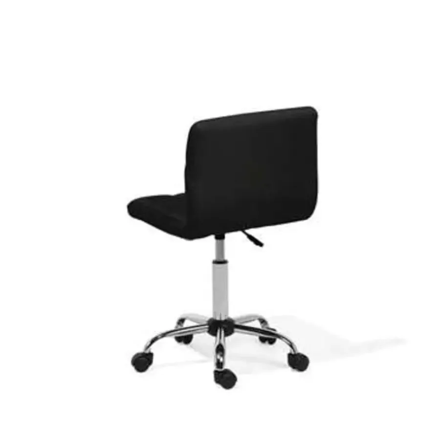 Bureaustoelen|Bureaustoelen-Beliani MARION - Bureaustoel - Zwart - Polyester