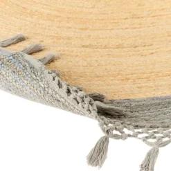 Leen Bakker MARTS - Vloerkleed - Beige/Grijs - 200 cm - Jute