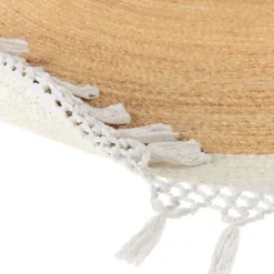 Tapijt-Leen Bakker MARTS - Vloerkleed - Beige/Wit - 200 cm - Jute