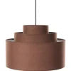 Leen Bakker MASPARRO - Hanglamp - Bruin - Linnen