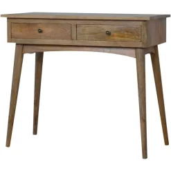 Artisan Furniture Massief Houten Sidetable met 2 Laden