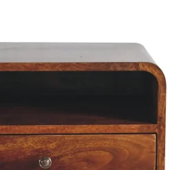 Artisan Furniture Massief Houten Vloeiende Eiken Sidetable