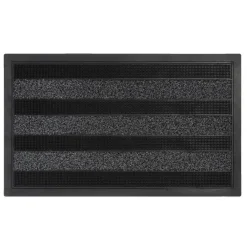 Leen Bakker Mat Cactus - antraciet - 45x75 cm