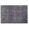 Leen Bakker Mat Soft & Deco Velvet - antraciet - 67x100 cm