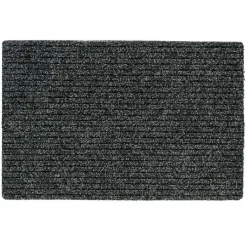 Leen Bakker Mat Troika - antraciet - 50x80 cm
