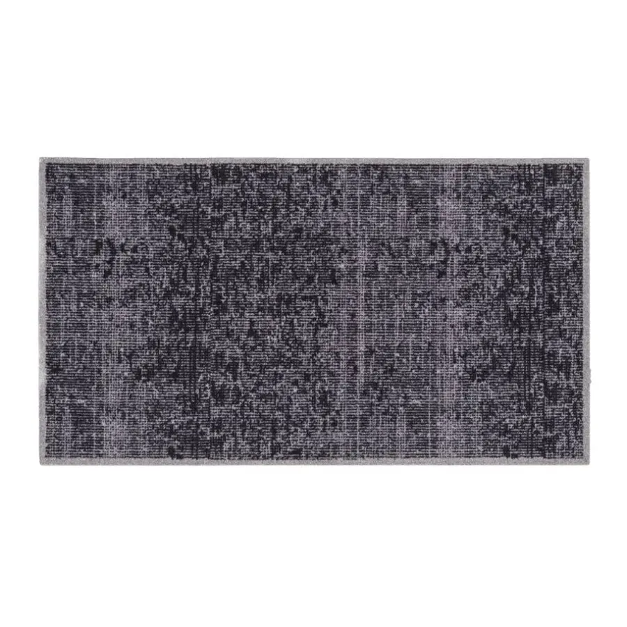 Leen Bakker Mat Universal Velvet - antraciet - 67x120 cm