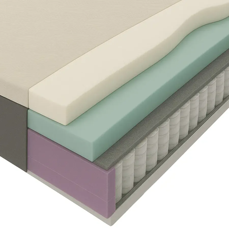 Matrassen-Leen Bakker Matras Mats pocketvering - 180x200x25 cm