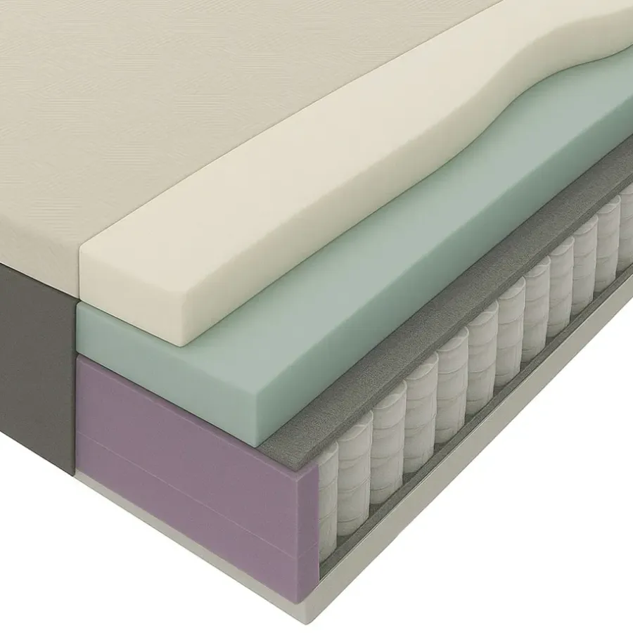 Matrassen-Leen Bakker Matras Mats pocketvering - 180x210x25 cm