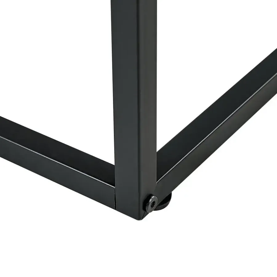 Beliani MAUK - Consoletafel - Zwart - MDF