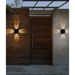 Beliani MAURICE - Wandlamp set van 2 - Zwart - Aluminium