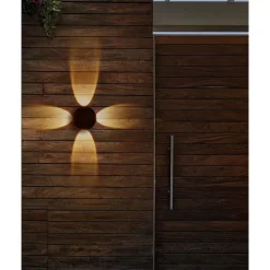 Beliani MAURICE - Wandlamp set van 2 - Zwart - Aluminium