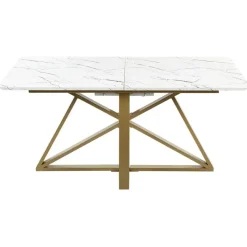 Rechthoekige Eettafels-Beliani MAXIMUS - Eettafel - Wit - MDF