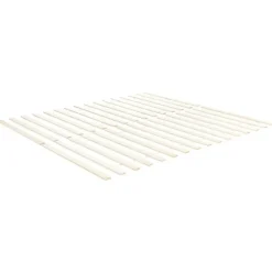 Twijfelaars-Beliani MAYENNE - Tweepersoonsbed - Grijs - 140 x 200 cm - Dennenhout