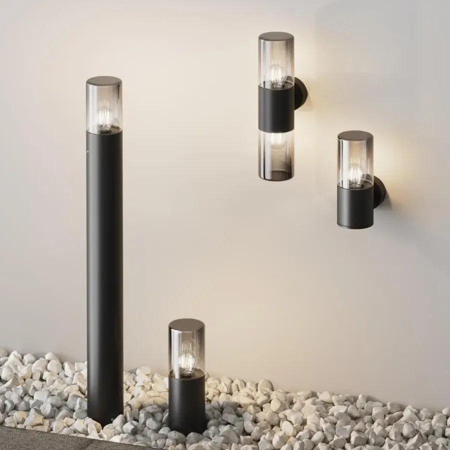 Staande Lampen-Maytoni Outdoor - Landschapsverlichting Amas - Grafiet - Ø8