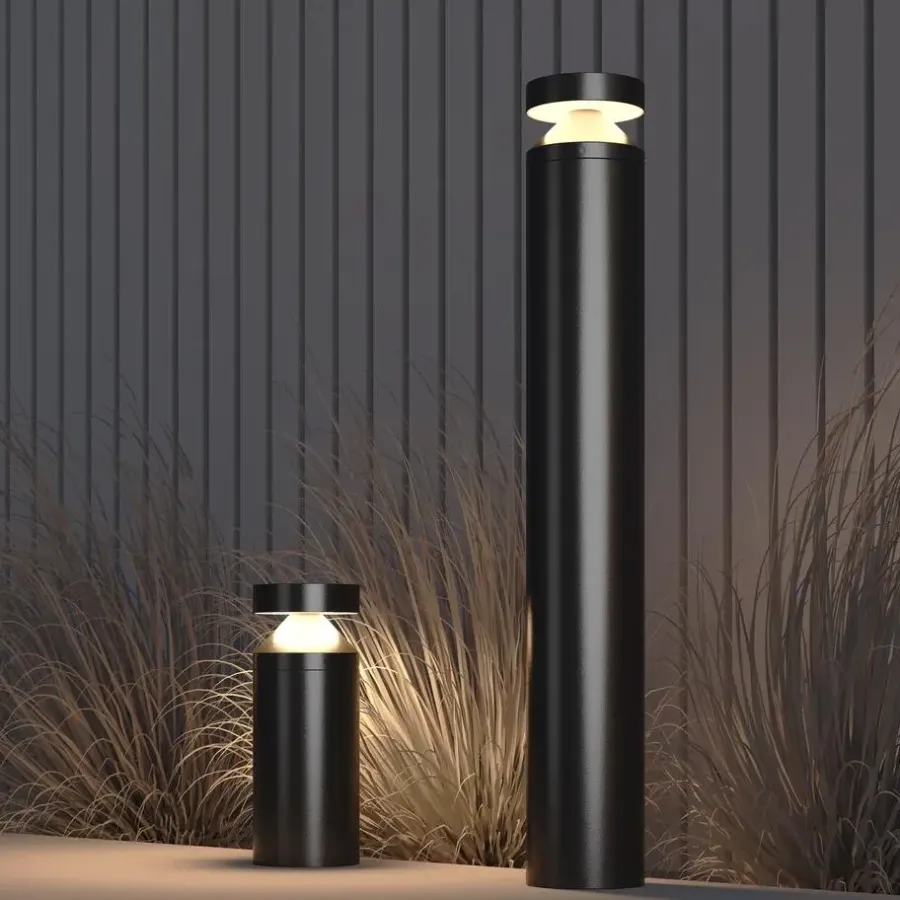 Staande Lampen-Maytoni Outdoor - Landschapsverlichting Olten - Grafiet - Ø12