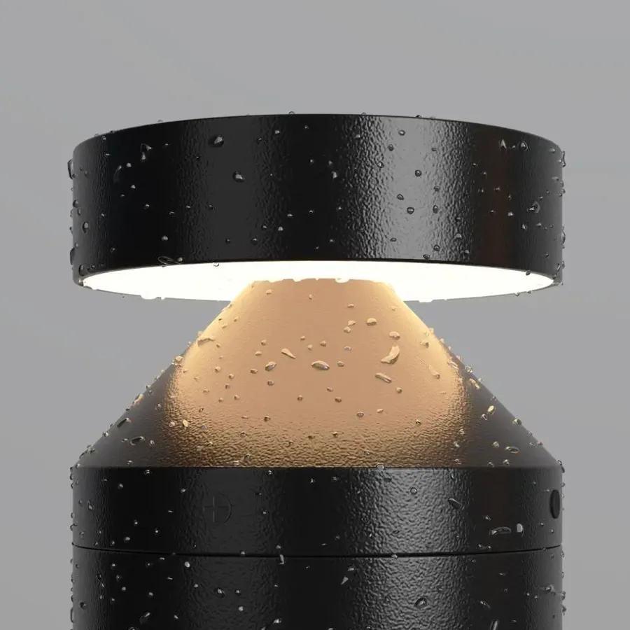 Staande Lampen-Maytoni Outdoor - Landschapsverlichting Olten - Grafiet - Ø12