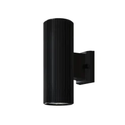 Wandlampen-Maytoni Outdoor - Wandlamp Rando - Zwart - Ø9,5