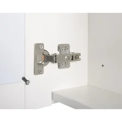 Beliani MAZARREDO - Badkamermeubel LED - Zwart - Multiplex