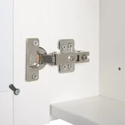Beliani MAZARREDO - Badkamermeubel LED - Zwart - Multiplex