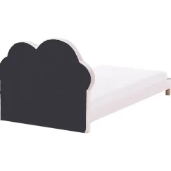 1-Persoons Bedden-Beliani MAZOU - Eenpersoonsbed - Roze - 90 x 200 cm - Fluweel